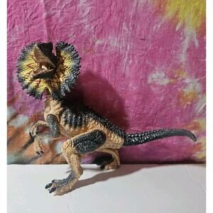 Kid Galaxy Dinosaur Toy Mini Figurine Dilophosaurus Poseable Figure KG22021Y